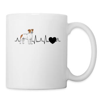 Parson Russell Terrier Heartbeat - Mug - white - Right