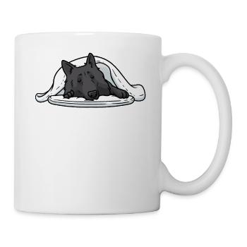 Groenendael Chemise de couchage Berger Belge - Mug blanc - blanc - Droite