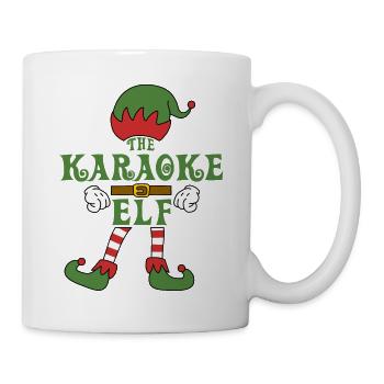 La tenue de famille de Noël des elfes karaoké - Mug blanc - blanc - Droite