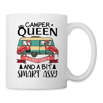 Camping Camper - Mug blanc - blanc - Droite