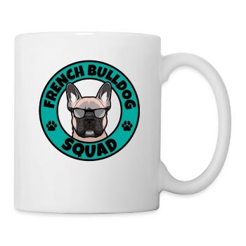 French Bulldog Squad I Dog Lover I French Bulldog - Tasse - Weiß - Rechts