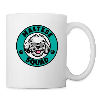 Maltese Squad I Dog Lover I Maltese - Tasse - Weiß - Rechts