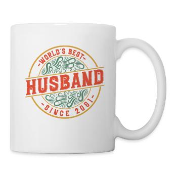 Best husband since 2001 20th wedding anniversary - Mug - white - Right
