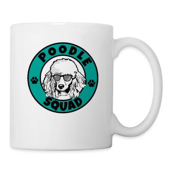 Poodle Squad I Dog Lover I Poodle - Tasse - Weiß - Rechts