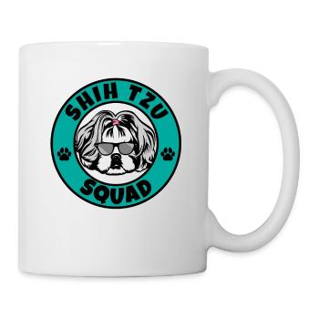 Shih Tzu Squad I Dog Lover I Shih Tzu - Tasse - Weiß - Rechts