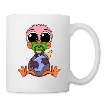 Baby Strauß - Tasse - Weiß - Rechts