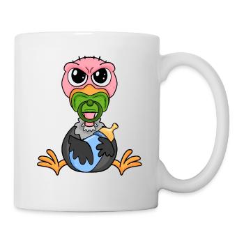 Baby Geier - Tasse - Weiß - Rechts