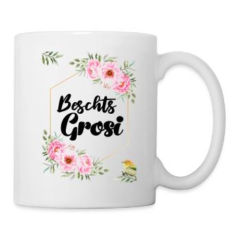 Beschts Grosi Oma Schweiz Lieblingsoma Beste Omi - Tasse - Weiß - Rechts