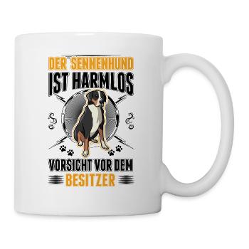 Appenzeller Sennenhund Besitzer Schweizer Hund - Tasse - Weiß - Rechts