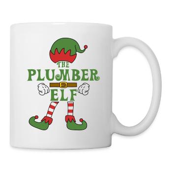 The Plumber Elf Christmas Family Outfit - Mug - white - Right