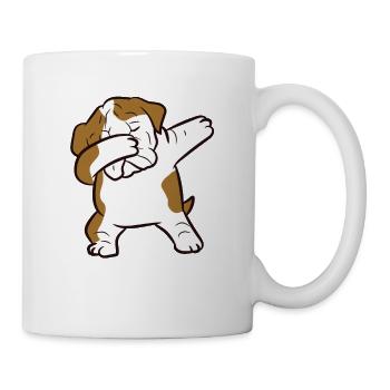 Dabbing English Bulldog Love British Bulldogs - Mug - white - Right