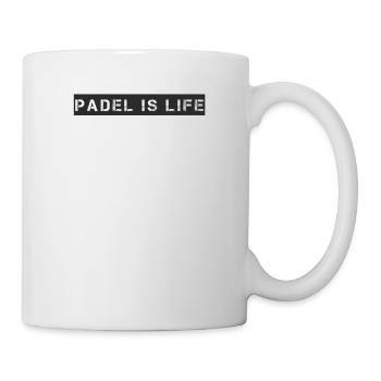 Padel Tennis - Padel is life - Mug - white - Right