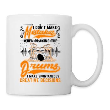 Drums Creative Decisions Drummer Drummer - Mug - white - Right