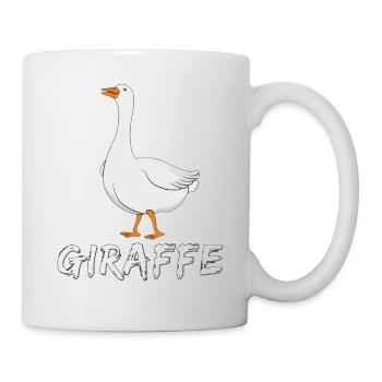 GANS GIRAFFE - Tasse - Weiß - Rechts
