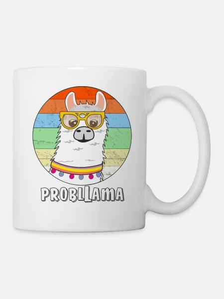 LAMA PROBLLAMA - Tasse - Weiß