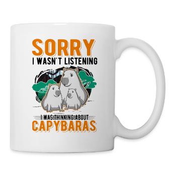 Capybara Wasserschwein Capibara - Mug - white - Right