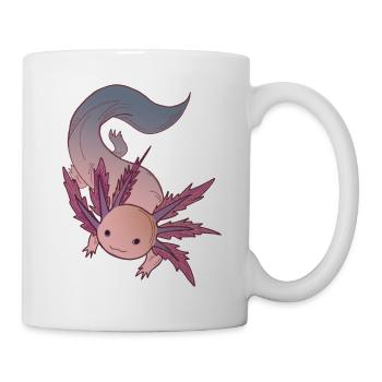 Axolotl Ambystoma Kawaii Tiere Amphibien Züchter - Tasse - Weiß - Rechts