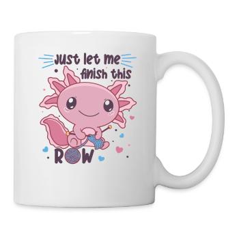 Axolotl knits for every knit and crochet friend - Mug - white - Right
