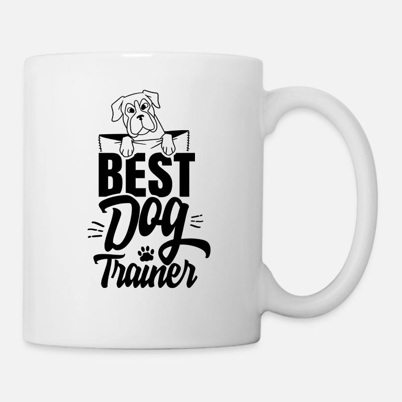 Bester Hundetrainer Spruch Hundeschule Hundeführer - Tasse - Weiß
