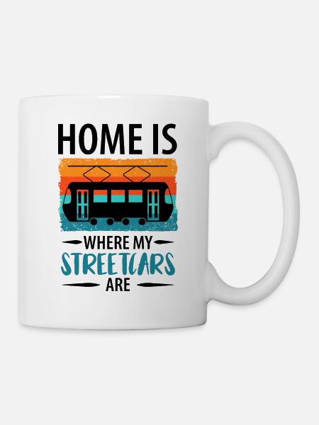 Tram Driver Tram Light Rail Tram - Mug - white