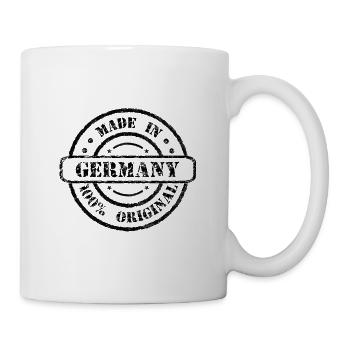 Made in Germany Stempel - Tasse - Weiß - Rechts