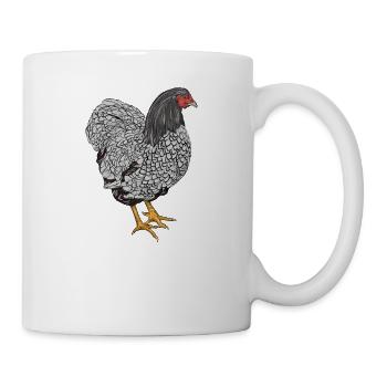 Wyandotten Chicken I Chicken Poultry Motif for - Mug - white - Right