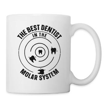 Best Dentist In The Molar System Dental Assistant - Mug - white - Right