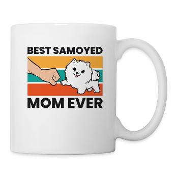 Beste Samojeden-Mutter aller Zeiten - Tasse - Weiß - Rechts