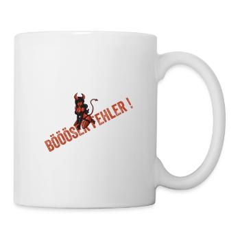 Du Denkst Ich Bin Klein Lieb Und Nett Böser Fehler - Tasse - Weiß - Rechts