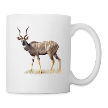 Kudu - African Antelope - Kenya / Africa - Mug - white - Right