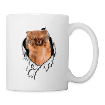 Mon Spitz est parfait - Mug blanc - blanc - Droite