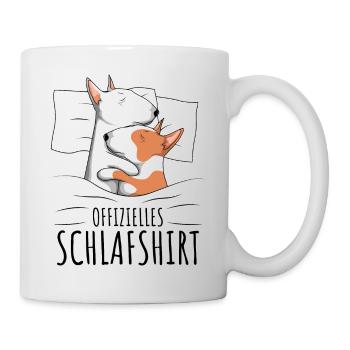 Bullterrier - Tasse - Weiß - Rechts