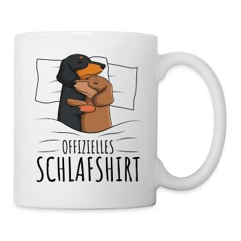 Dackel - Tasse - Weiß - Rechts