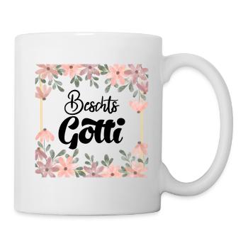 Beschts Gotti Suisse Marraine demande à la marraine - Mug blanc - blanc - Droite