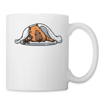 Capybara Peluche Jouet Chemise de couchage Capybara - Mug blanc - blanc - Droite