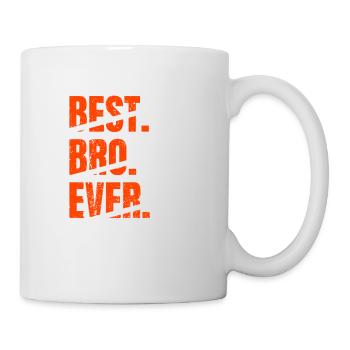 Best Bro Ever Best Brother Birthday Grunge Fun - Mug - white - Right