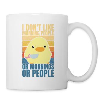 Duck With Knife Duck with Knife I hate people - Mug - white - Right