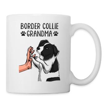 Border Collie Grandma Dog Mistress - Mug - white - Right