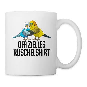 Wellensittich - Tasse - Weiß - Rechts
