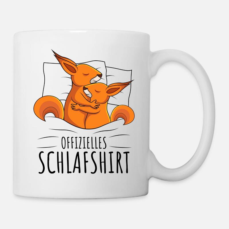 Eichhörnchen - Tasse - Weiß