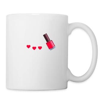 Nail technician work - Mug - white - Right