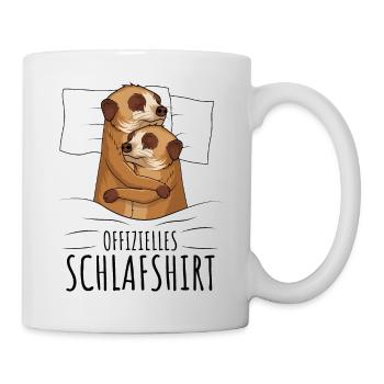 Erdmännchen - Tasse - Weiß - Rechts