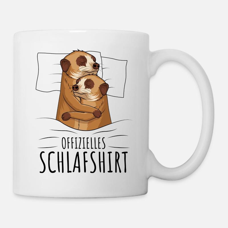 Erdmännchen - Tasse - Weiß