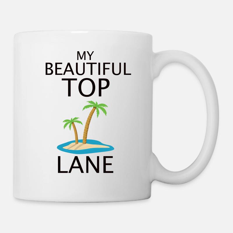 League Legend Top lane fun design - Mug - white