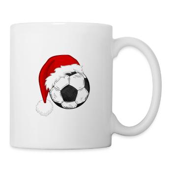 Christmas Football players football fans - Mug - white - Right