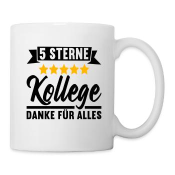 Abschiedsgeschenk Kollegen Jobwechsel - Tasse - Weiß - Rechts