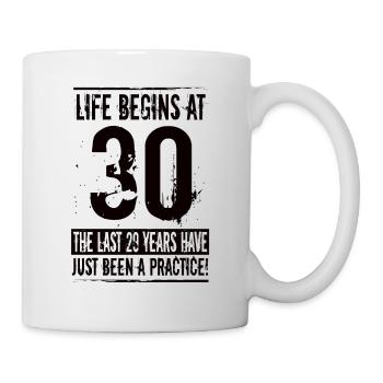 30 Geburtstag - Tasse - Weiß - Rechts