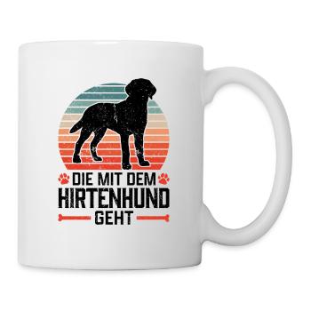 Die mit dem Kangal Hirtenhund Anatolischer Hund - Tasse - Weiß - Rechts