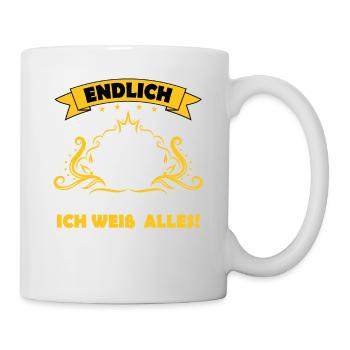 15 Geburtstag Mädchen Junge Fun Geschenk lustig - Tasse - Weiß - Rechts