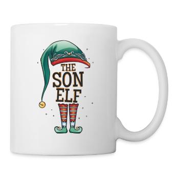 Le Fils Elfe Le Fils Elfe Tenue de Noël Garçons - Mug blanc - blanc - Droite